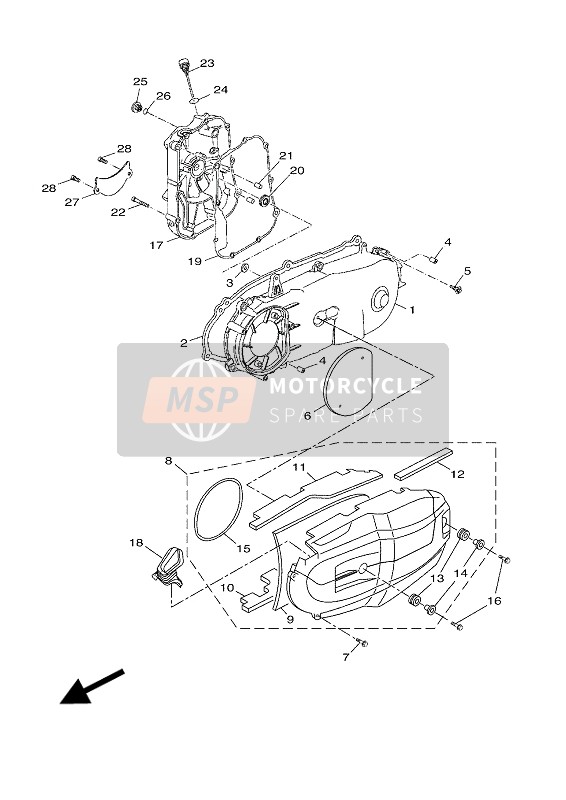 936102080000, Pin,  Dowel, Yamaha, 2